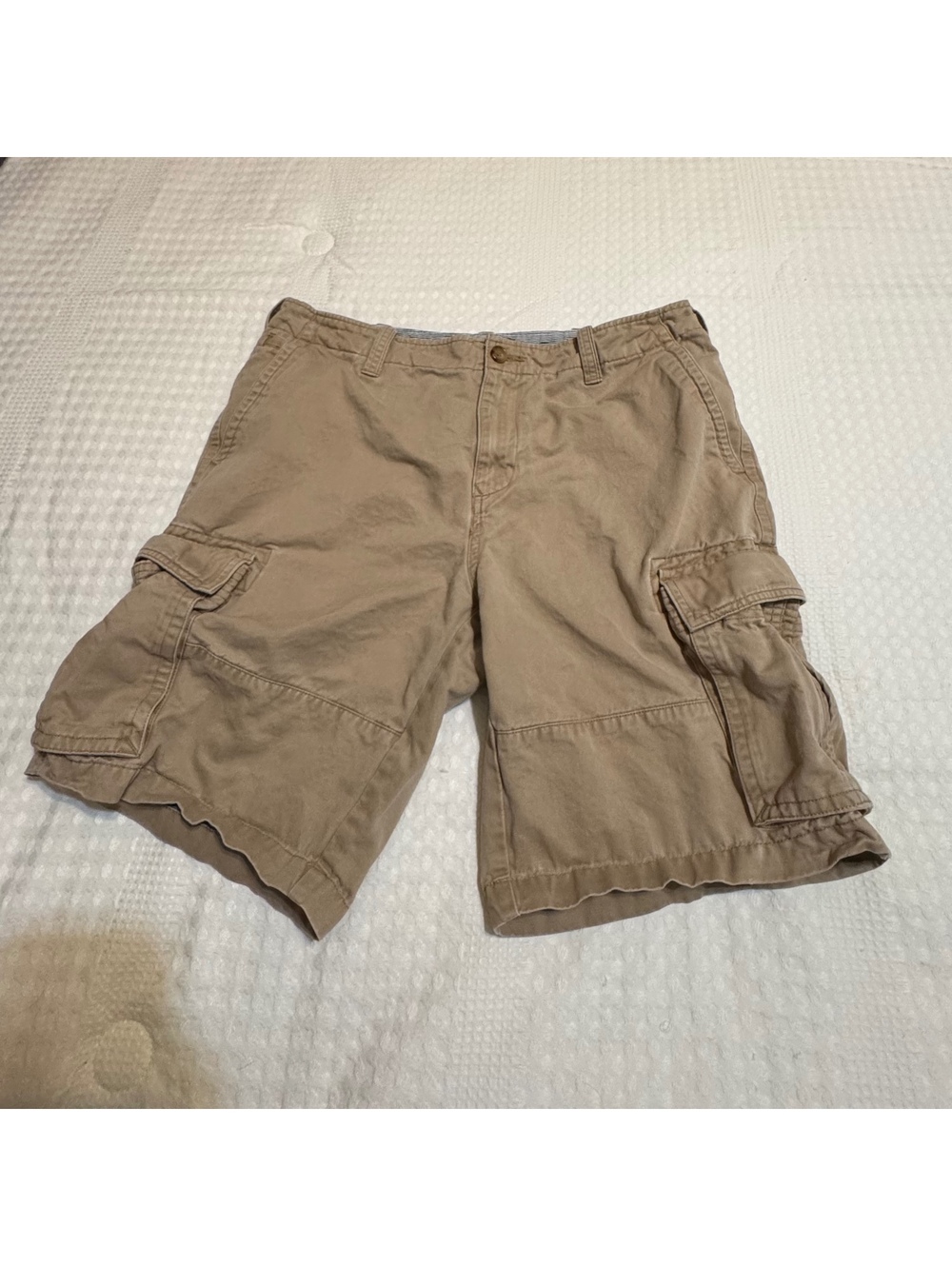 Tommy Hilfiger Cargo Shorts Men’s 34 Khaki Y2K Utility Streetwear